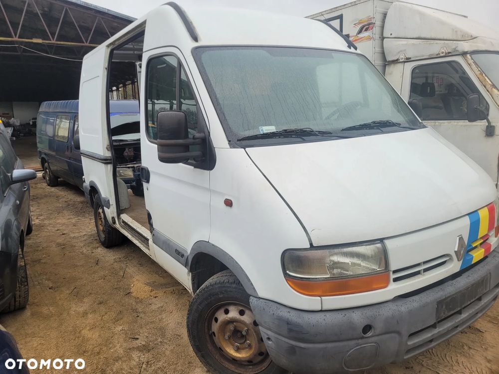 renault master II silnik 2.2 dci skrzynia sanki belka przód tył wahacz zacisk zwrotnica maglownica - 2