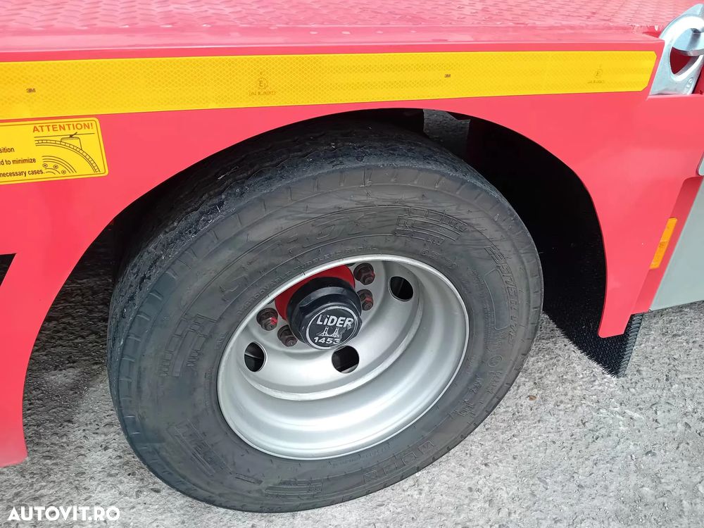 Lider TRAILER/LOW LOADER 3 AXE/3 AXELS, NOU/NEW TOP !!! - 27