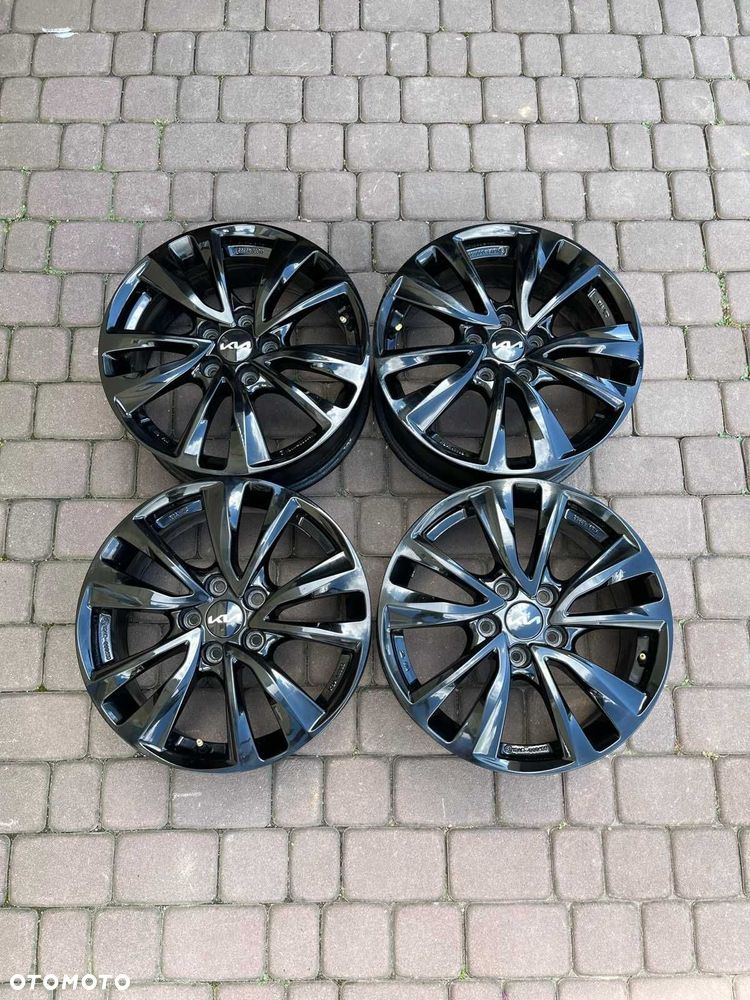 Alufelgi Kia 5x114,3 17 Czujniki Niro Soul Optima Ceed Czarne - 4