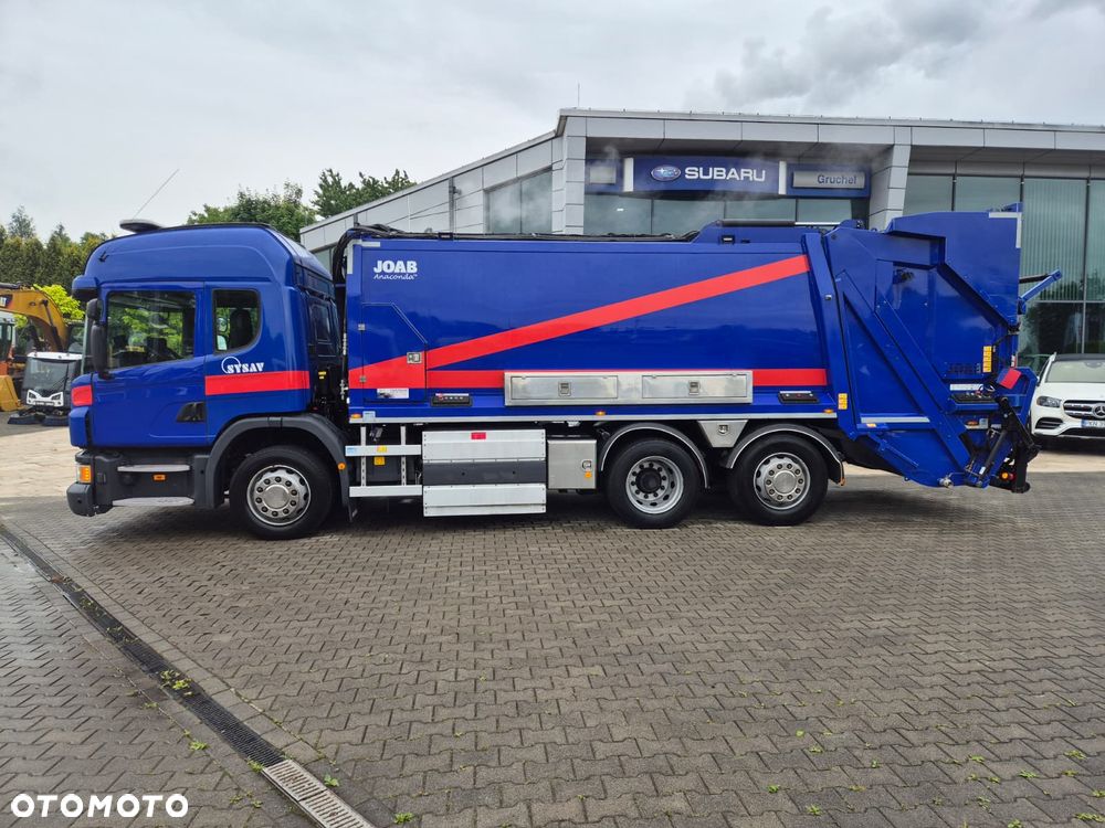 Scania P340 LB 6X2*4 HNB / ŚMIECIARKA / 2 KOMORY / JOAB ANACONDA TWIN / CNG / 1 WŁ / SUPER STAN / BEZWYPADKOWY / SERWISOWANY / TYLNY WSYP / AUTOMAT / EURO 6 - 9