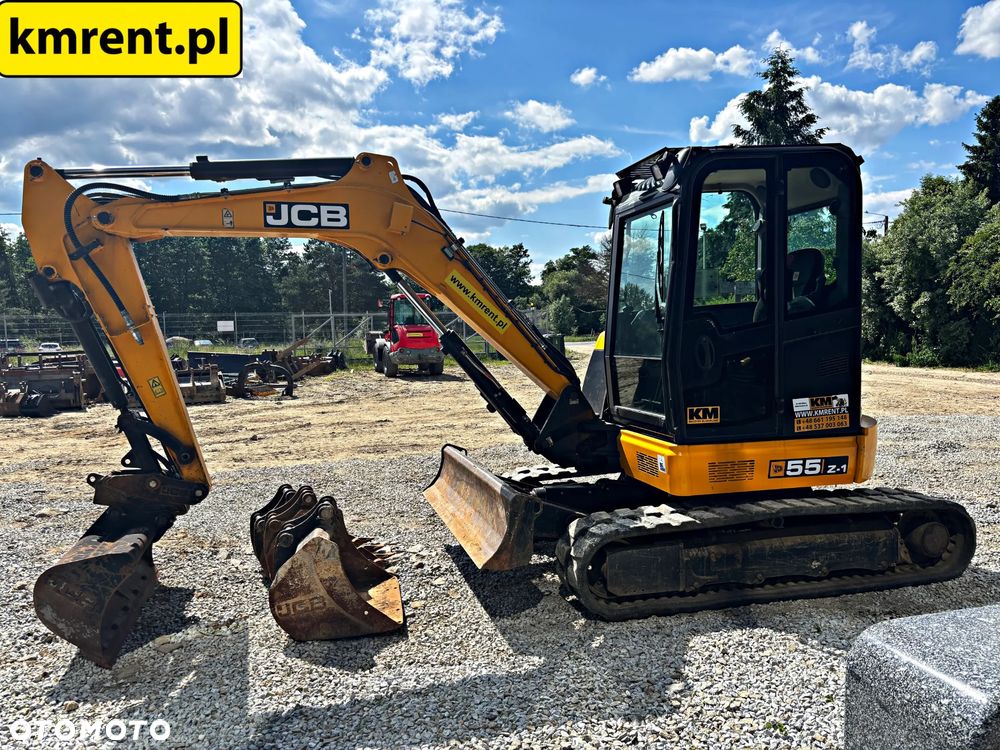 JCB 55Z-1 T3 MINI-KOPARKA 2019R | JCB 8030, 8035, 8040, 8050, 8055, YANMR VIO, KUBOTA KV, VOLVO ECR 48, KOMATSU PC50, VOLVO ECR25, CAT 308, 305 - 12