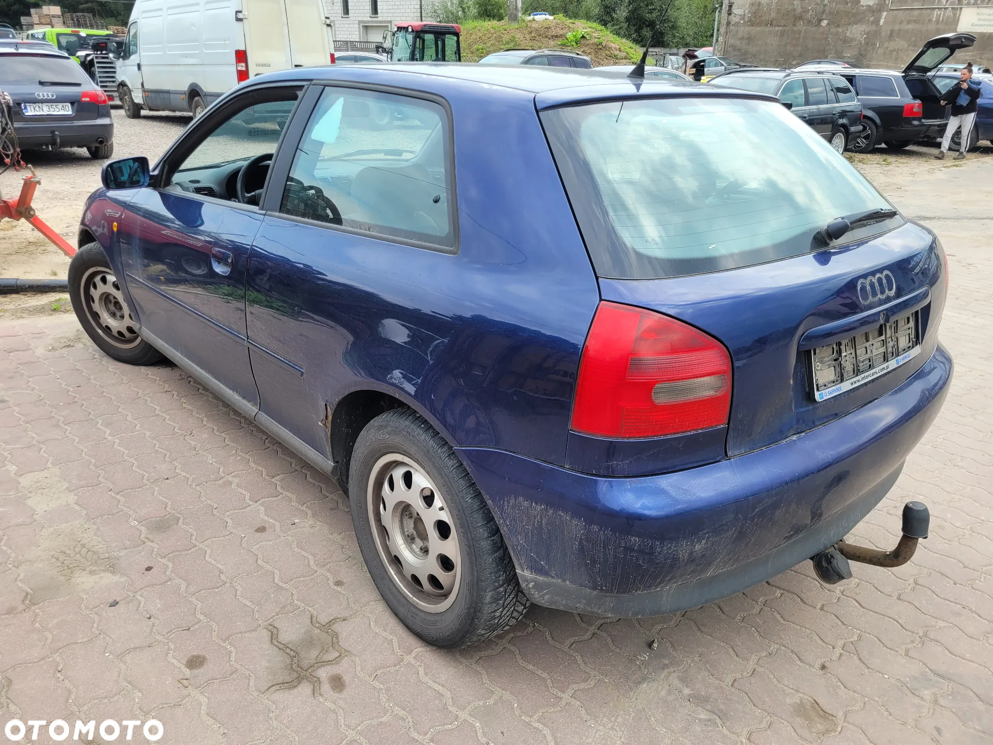 AUDI A3 8L LZ5K maska pokrywa silnika klapa bagażnika zderzak lampa reflektor pas przedni stop lampy halogeny - 3