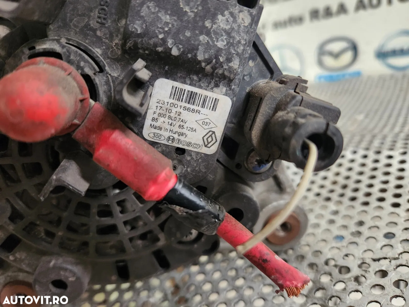 Alternator Dacia Renault Nissan 1.6 SCE Cod R Lodgy Duster Qashqai Juke Logan Sandero Stepway Dokke - 6