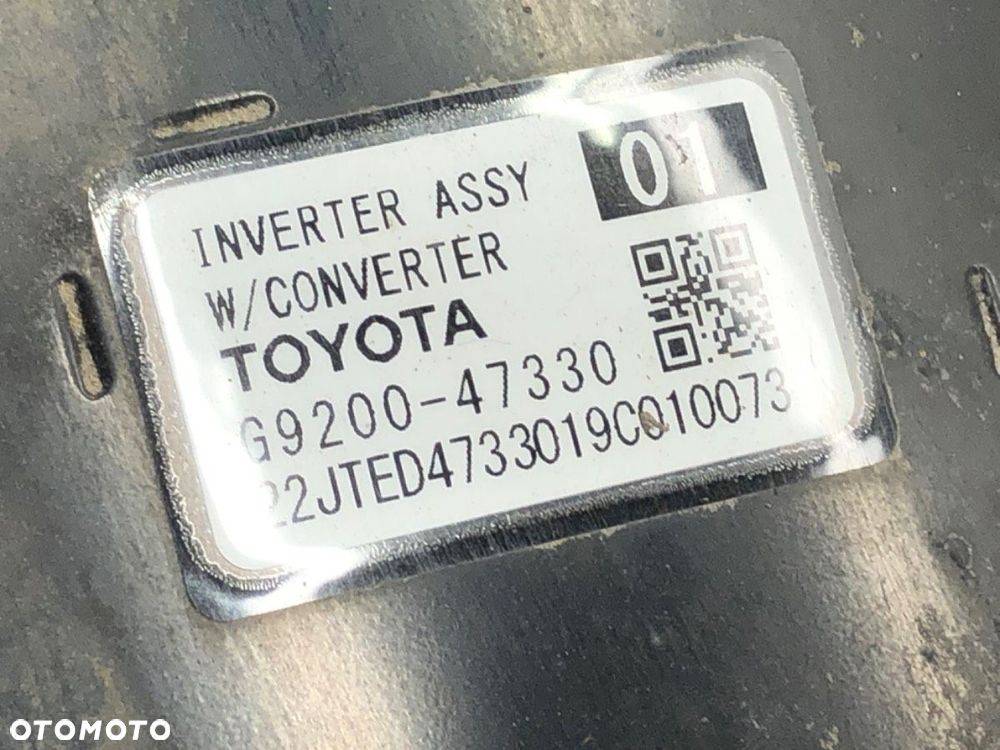 FALOWNIK INWERTER  TOYOTA COROLLA sedan (_E21_) 2019 - 2022 1.8 VVTi Hybrid (ZWE211, MZEA12) 72 kW - 7