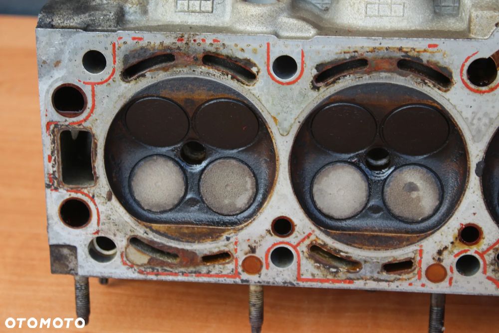 GŁOWICA CYLINDRÓW OPEL OMEGA B VECTRA B ASTRA G II 2.0 X20XEV Z WAŁKAMI DEMONTAŻ SZCZELNA - 16