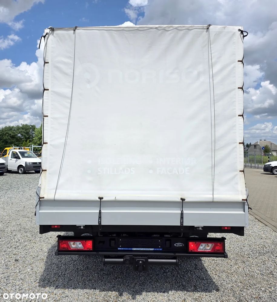 Ford TRANSIT 2,0 TDCI 170 KONNA SKRZYNIA 4,2M PLANDEKA FIRANKA BLIŻNIAKI DO 3,5T KLIMA LEDY GWARANCJA - 4