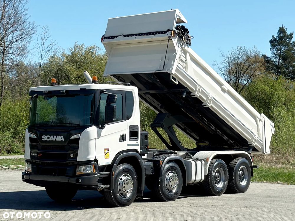 Scania G 450 XT * WYWROTKA 5,75 m + BORDMATIC * STAN BDB / 8x4 - 4
