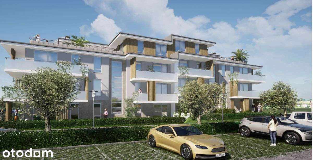 Wielbark Ogrody 2 pokoje 35,63 m2 B4 ogródek
