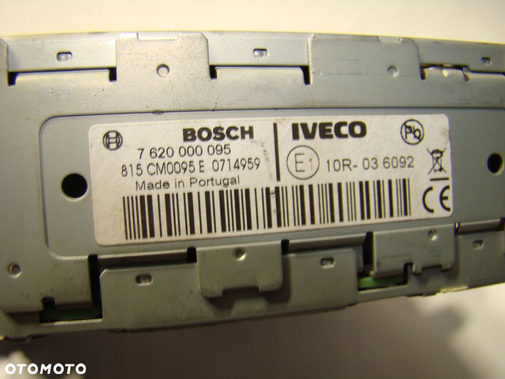 radio cd mp3 bluetooth 5801473644 iveco daily bosch 7620000095 2014- - 4