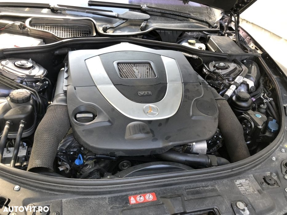 Mercedes w216 ABC CL500 far capotă aripă oglindă w221 S volan mahon pompa servodirectie telescoape spate - 6