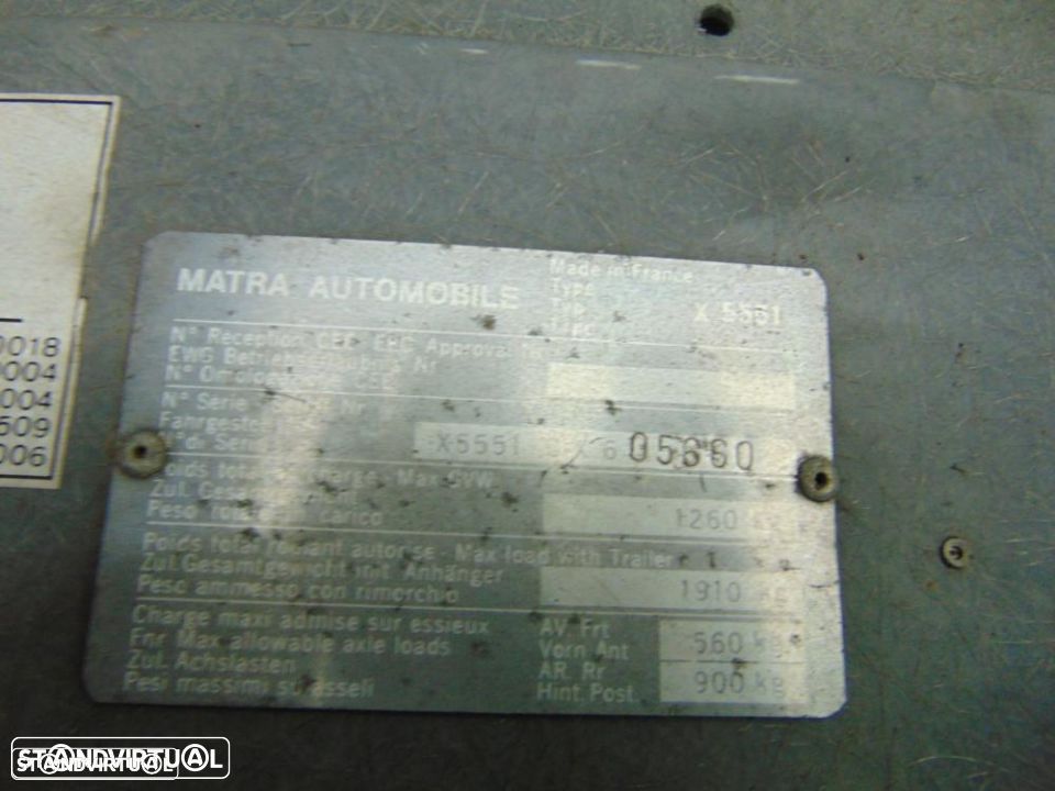 Talbot Matra cavas das rodas - 6