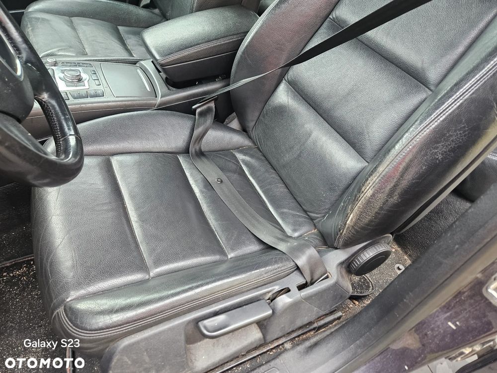 Fotel kierowcy pasażera kanapa grzane boczki skóra Audi A6 C6 2006r sedan - 9