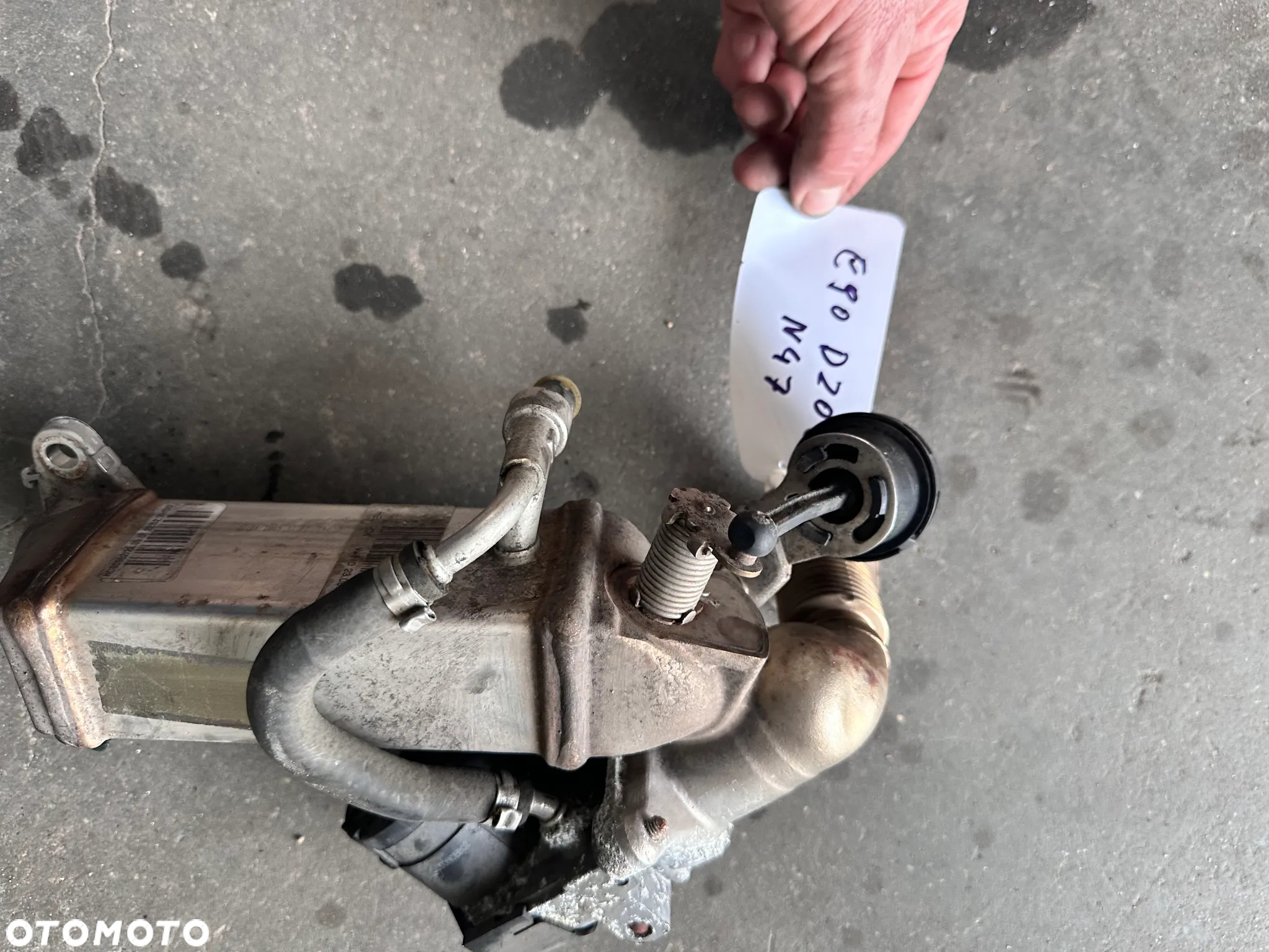 Zawór EGR chłodniczka EGR BMW E90 SILNIK N47 D20C - 3