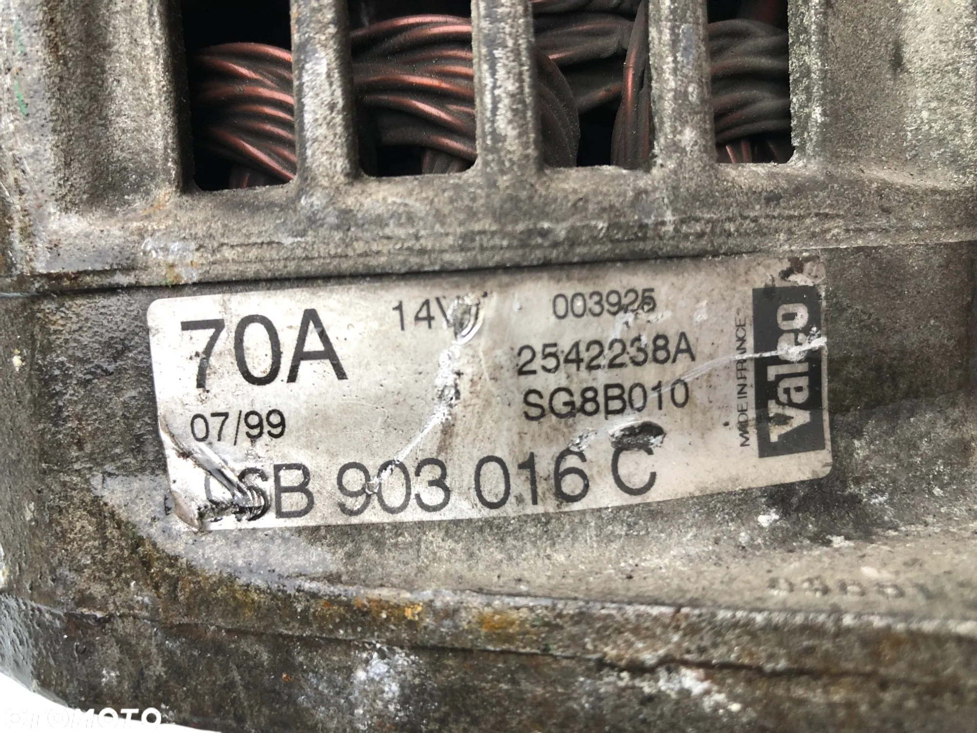 Alternator 5PK 70A 06B903016C Vw Passat B5 Audi A4 B5 1.6 Benz- Gwarancja Wysyłka - 5