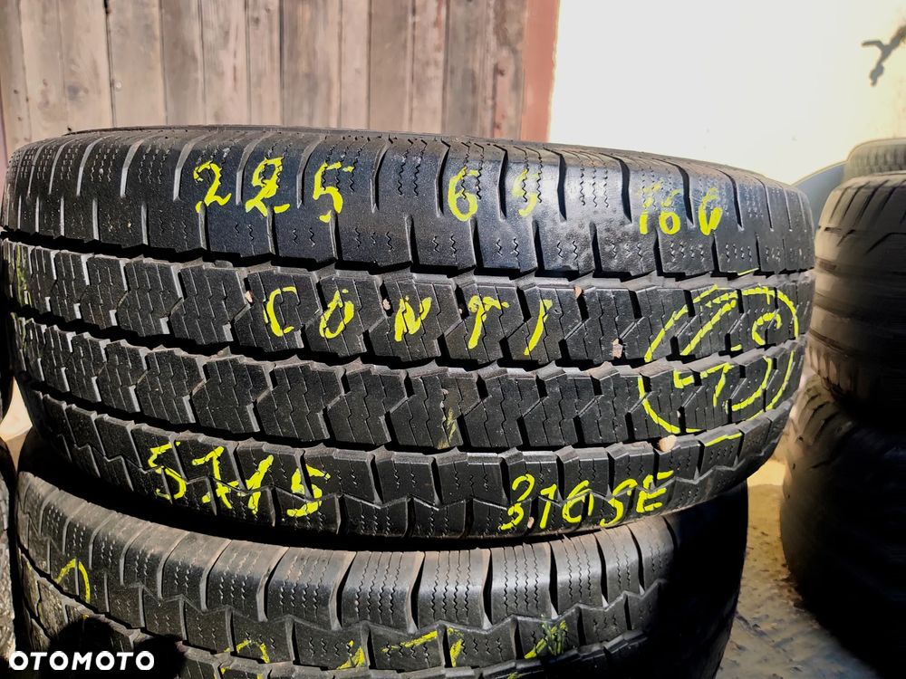 225/65R16C 16 C 112/110R 4szt. 4x Opony Całoroczne Wielosezonowe CONTINENTAL VancoFourSeason 2 5,5mm Legnica ALU-RAD 225/65 - 5