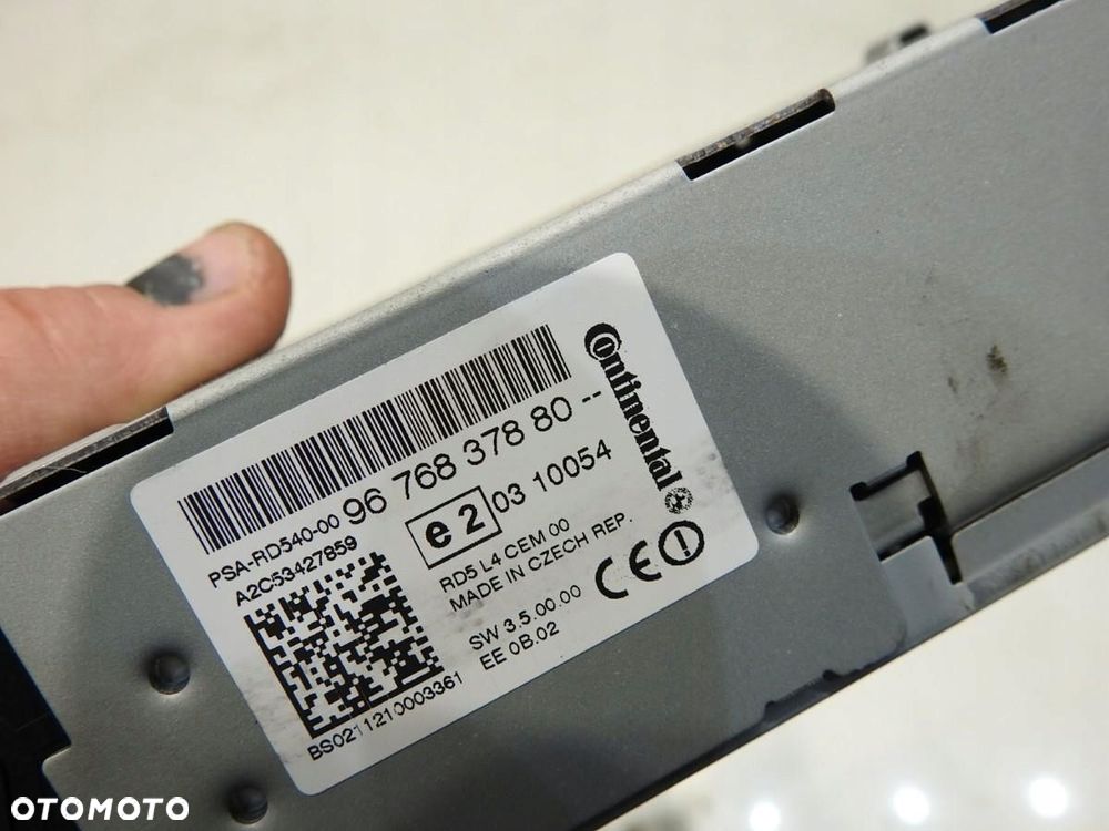 RADIO PEUGEOT 508 I 9676837880 - 5