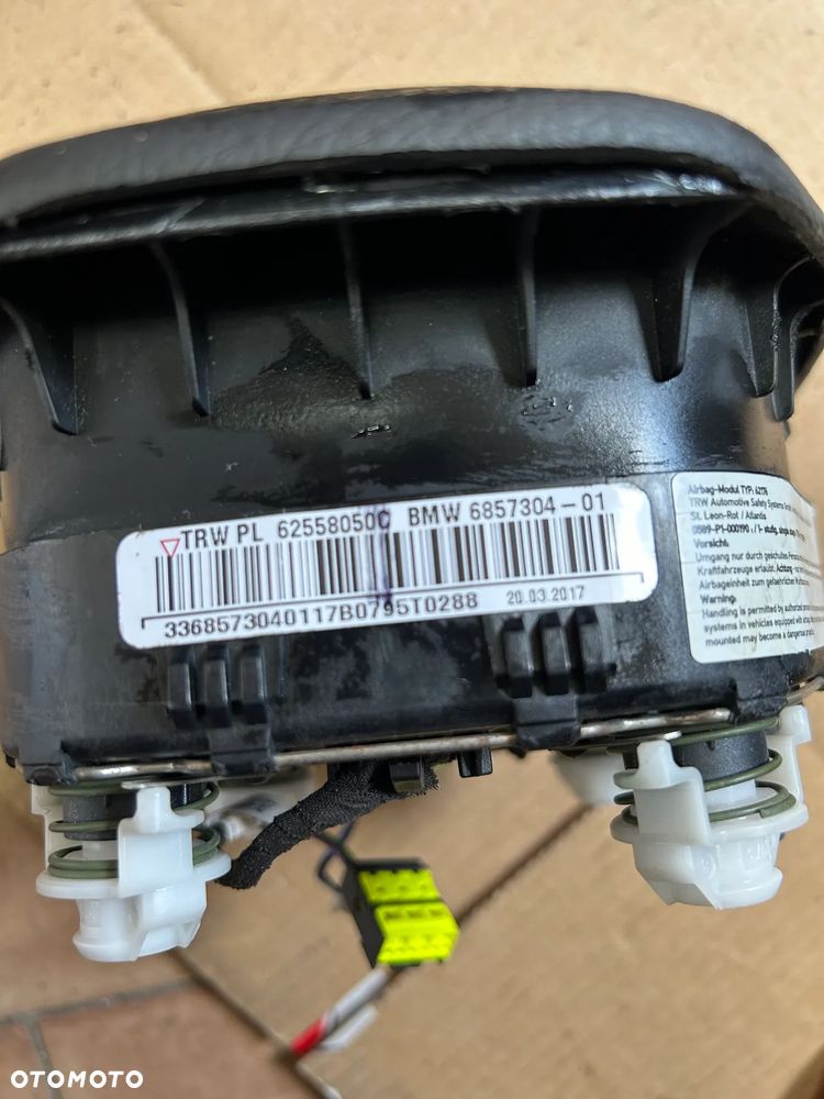 BMW F20 F21 F30 F31 PODUSZKA POWIETRZNA AIRBAG KIEROWCY 6857304 - 3
