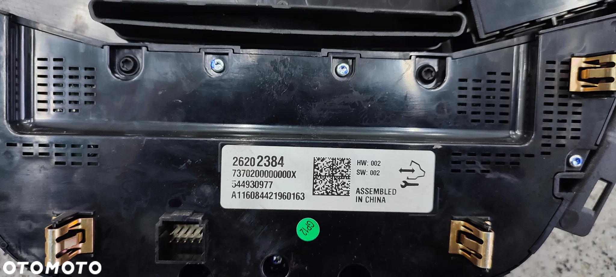 OPEL INSIGNIA PANEL KLIMATYZACJI 26202384 - 2