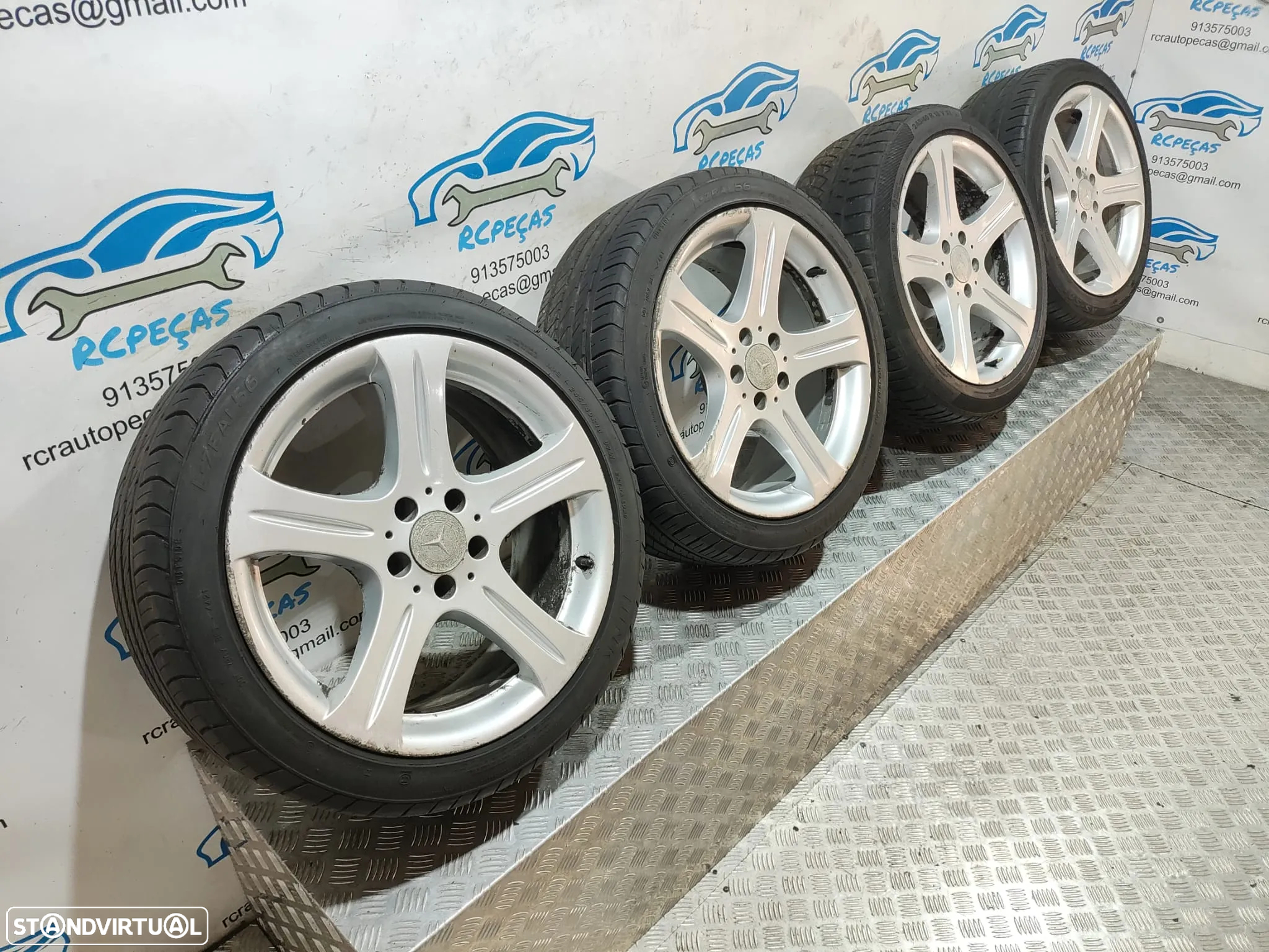 Jantes 18 Originais Mercedes Benz CLS W219 8.5J ET28 5x112 - 10