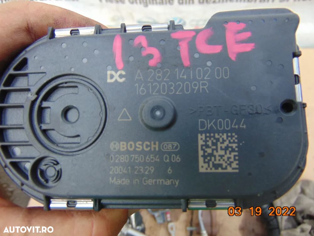 Clapeta acceleratie renault 1.3tce Dacia duster lodgy dokker kadjar captur koleos magane 4 scenic t - 3