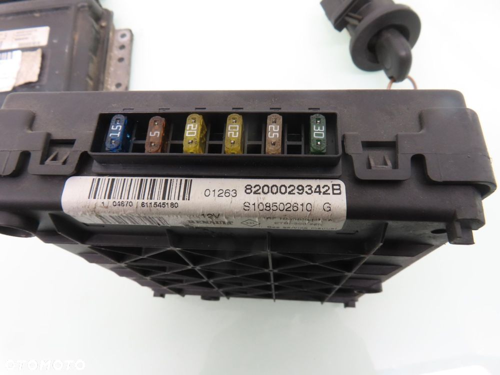 STACYJKA STEROWNIK  SCENIC I FL 1.4 16V S118301104B 8200124318 8200029342B - 3