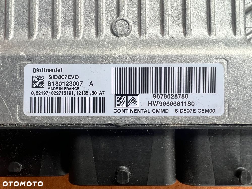 KOMPUTER STEROWNIK SILNIKA PEUGEOT 508 S180123007A - 2