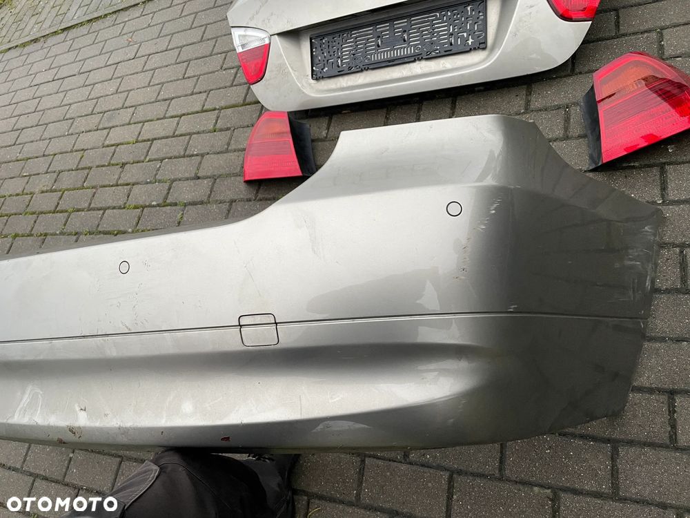 Bmw 3 E90 zderzak tył tylny klapa PDC A53 Platinbronze lampa lewa prawa tył sedan - 6