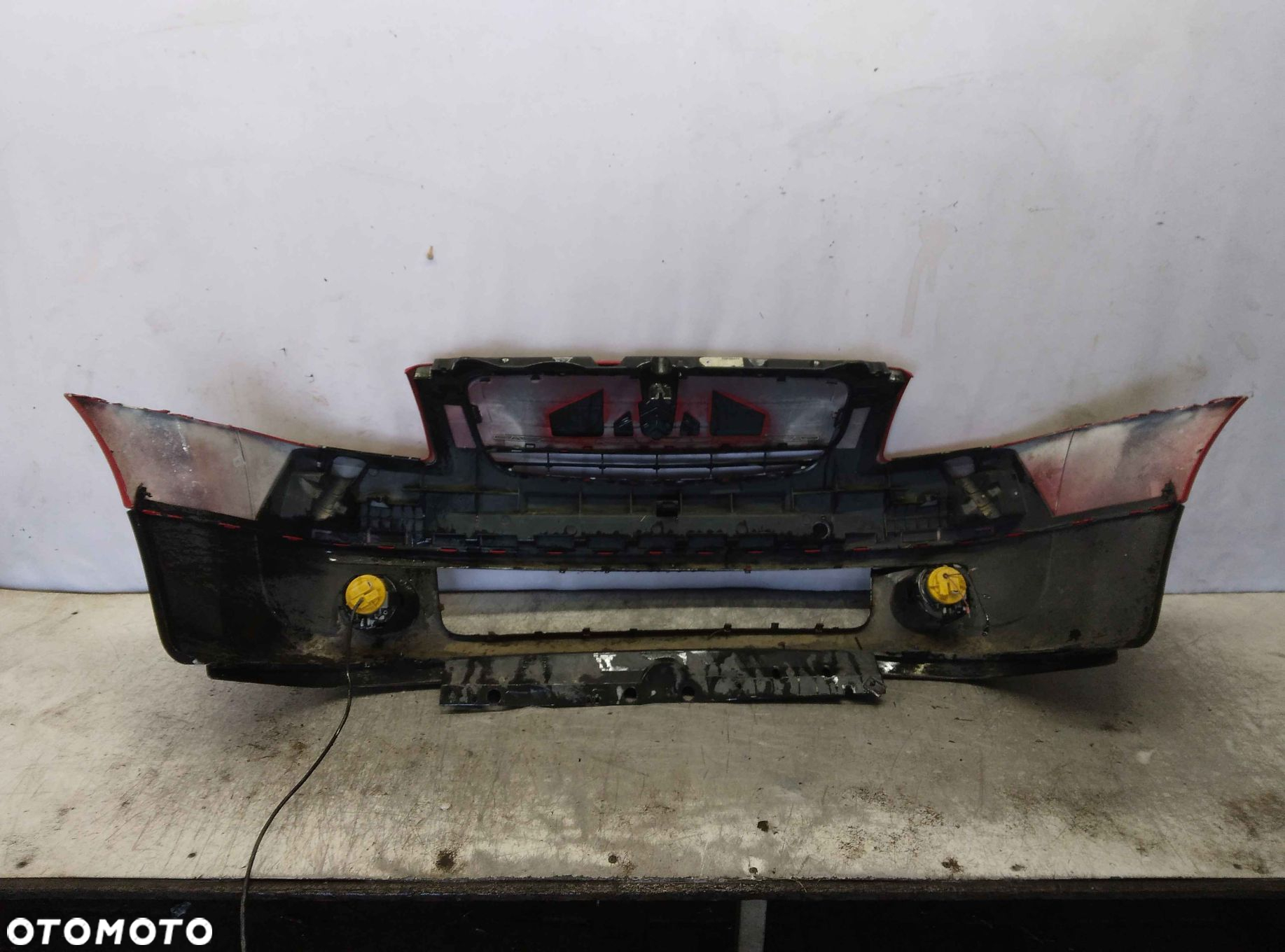 ! ZDERZAK PRZEDNI PRZOD CITROEN C2 HALOGENY TUNING GRILL ZUN SPORT CZERWONY KOD KOLOR KKNB KKN - 5