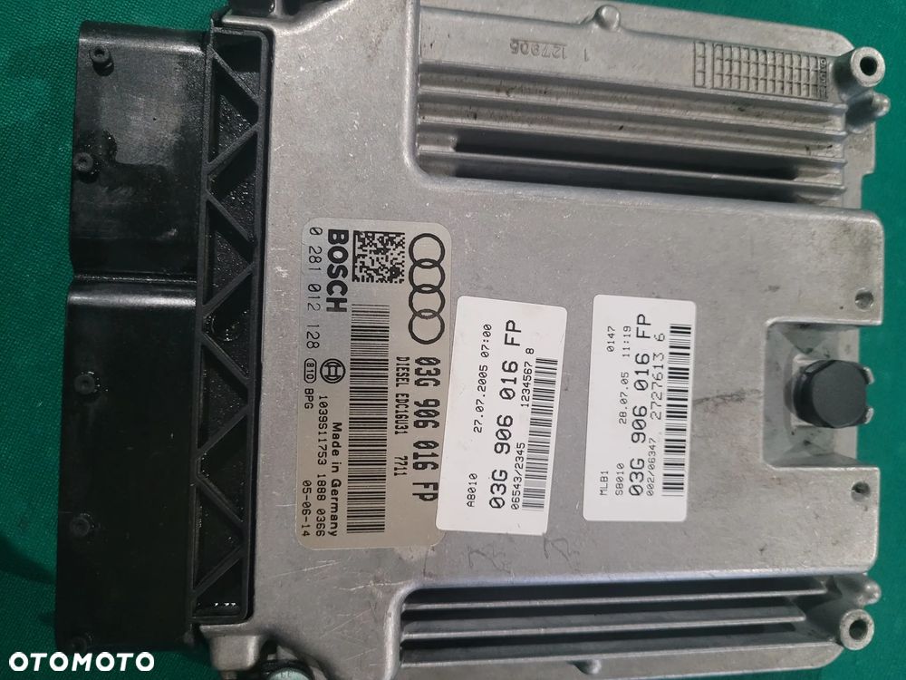 VW AUDI SKODA SEAT STEROWNIK SILNIKA 03G906016FP