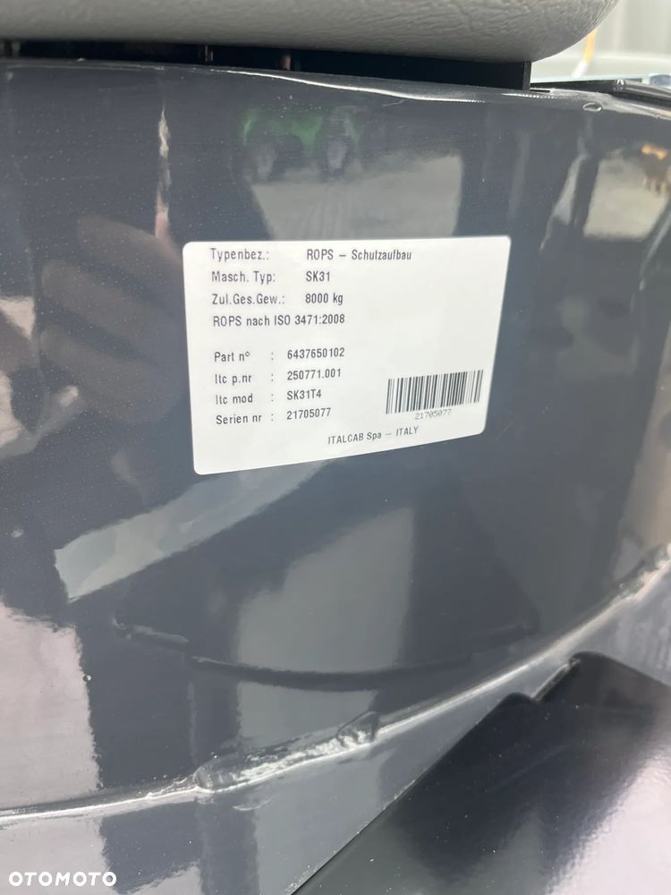 KABINA  MINI KOPARKA ŁADOWARKA Schäffer SK31 BOBCAT GIANT AVANT 11787netto - 16