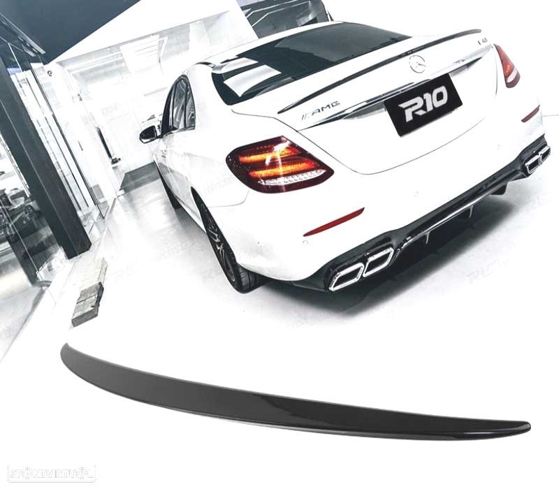 AILERON SPOILER TRASEIRO MERCEDES CLASE E W213 16- PRETO BRILHANTE - 1