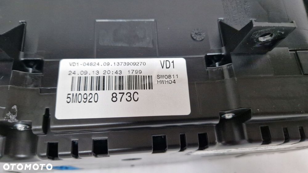 VW GOLF 6 VI 1.2 TSI LICZNIK ZEGAR 8M0920873C - 4