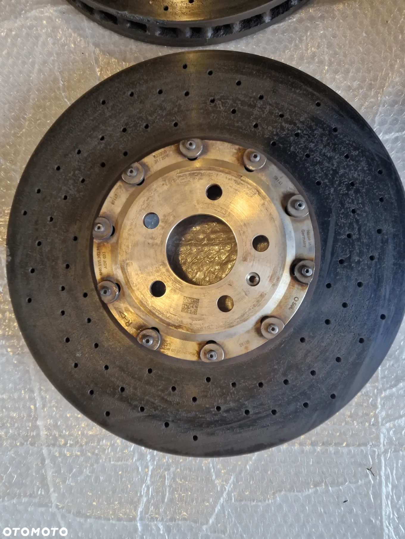 Audi A8 S8 D4 A6 S6 A7 S7 C7 tarcze hamulcowe przód CERAMIKA 4H0815301AM 4H0815302M - 7