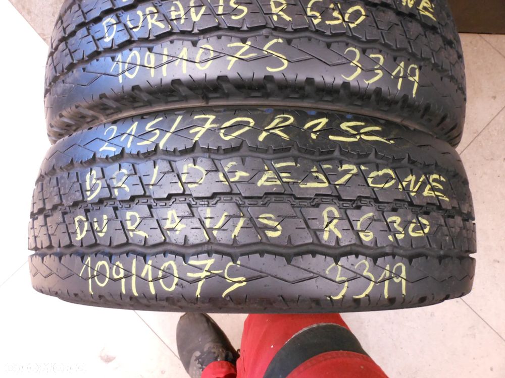Opony 215/70r15c bridgestone duravis r630 8,4mm lato para - 2