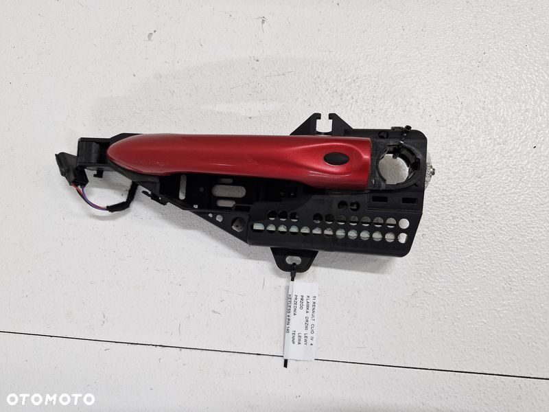 RENAULT CLIO 4 IV KLAMKA DRZWI LEWY PRZÓD LEWA ZEWNĘTRZNA KEYLESS 4 PIN TENNP - 1