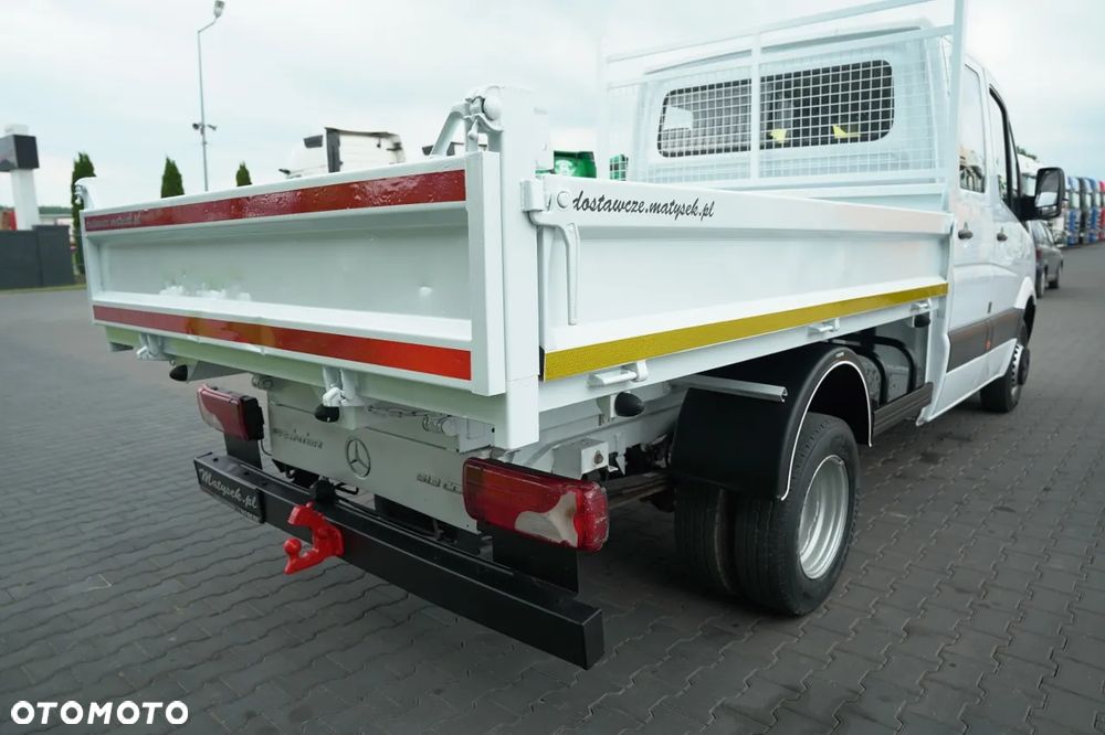 Mercedes-Benz SPRINTER  / WYWROTKA / BRYGADÓWKA / 6 MIEJSC / BLIŹNIAK / MANUAL / SPROWADZONY - 19
