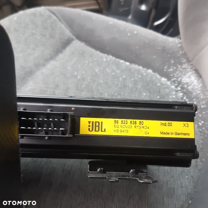 Peugeot Citroen wzmacniacz JBL 9653383680 - 3