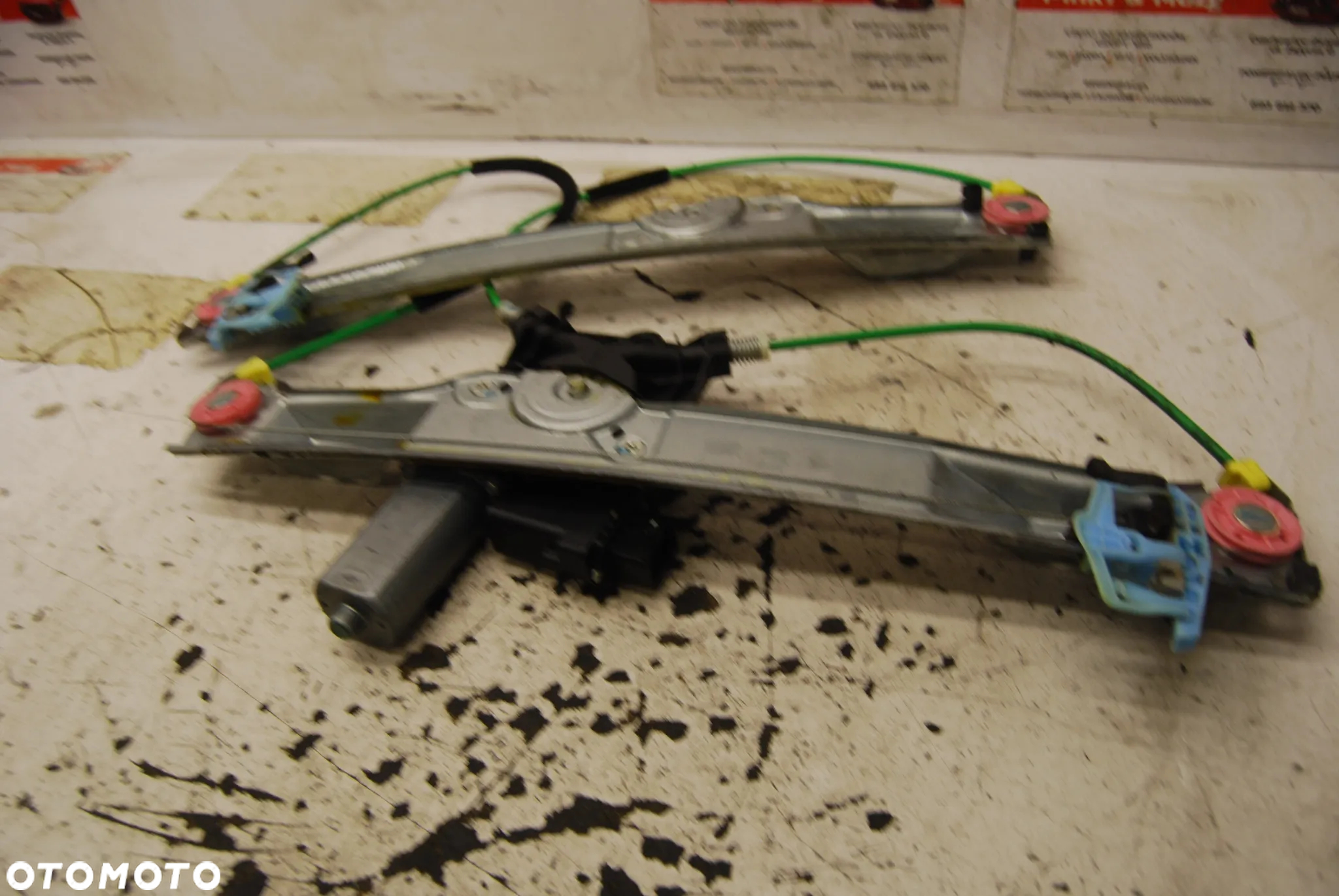 PODNOŚNIK MECHANIZM SZYBY LEWY PRAWY PRZÓD PRZEDNI OPEL CORSA D 3D 013314156 - 3