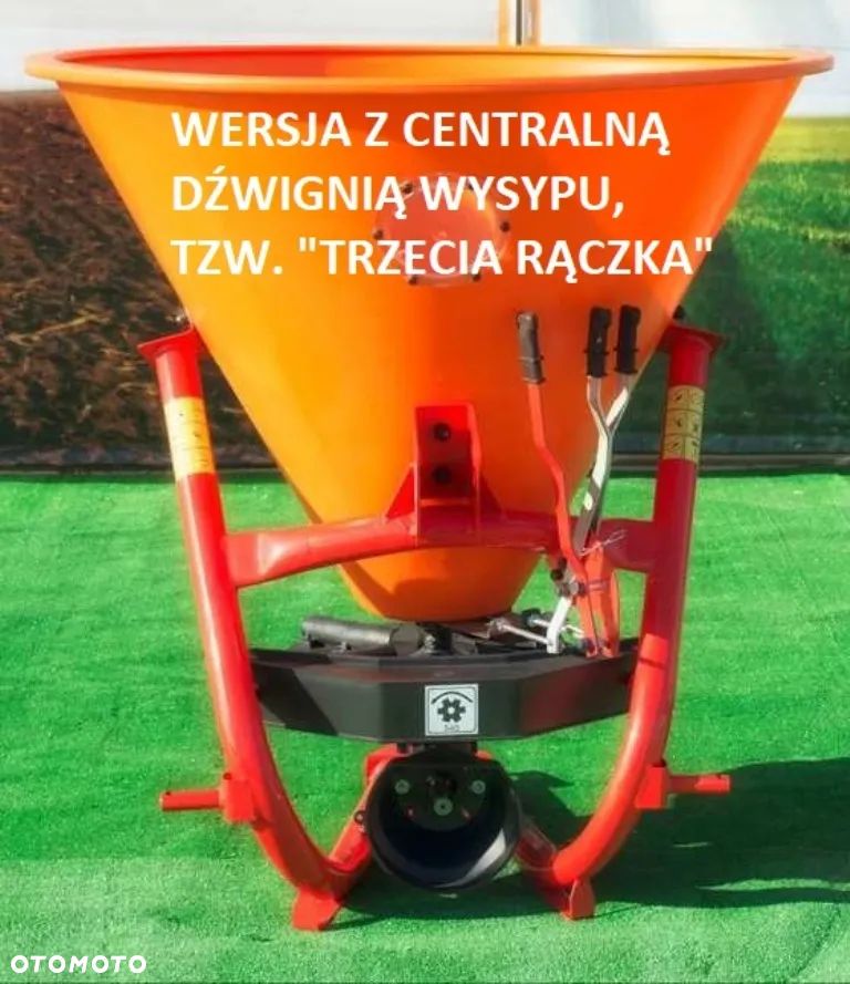 Rozsiewacz nawozów lejek 400 L Dexwal Transport Raty - 2