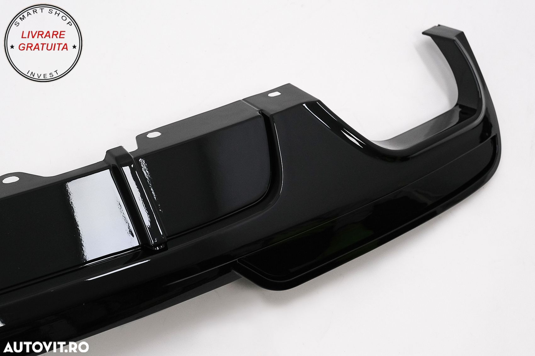 Difuzor de aer cu evacuare dubla stanga BMW Seria 5 F10 F11 (2011-2017) M-Performa- livrare gratuita - 6
