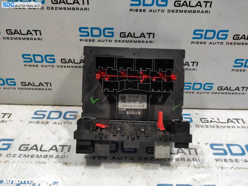 Unitate Modul Calculator Confort Comfort Panou Tablou Sigurante Volkswagen Golf 5 2004 - 2008 Cod 1K0937049L [L5002] - 1