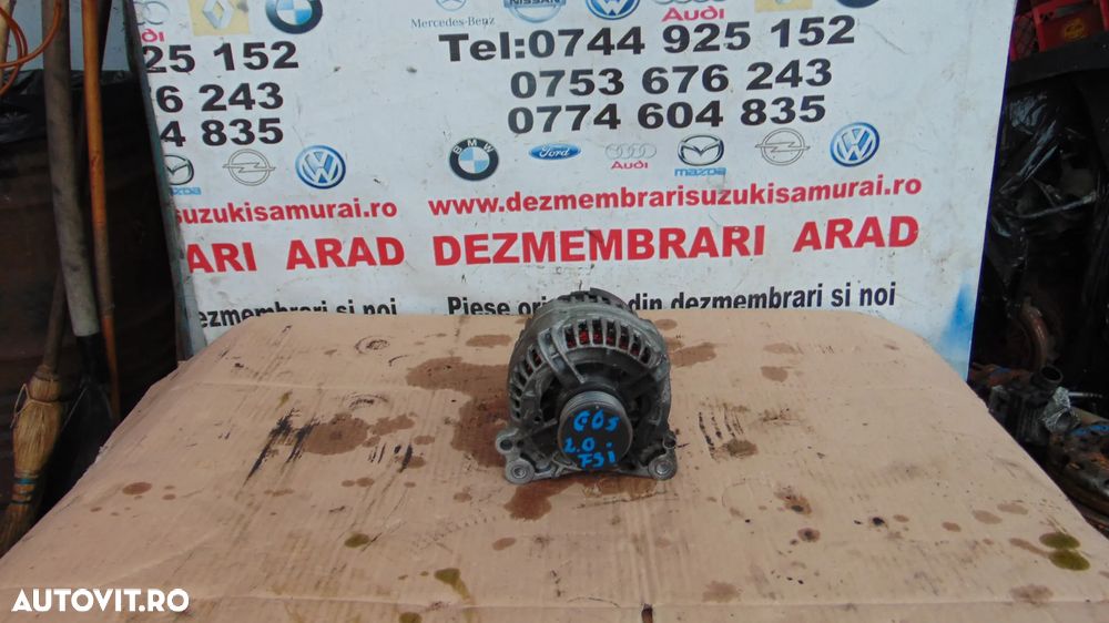Alternator VW 2.0fsi Eos Passat B6 touran Golf 5 plus skoda octavia audi a3 seat leon toledo 2.0 fs - 1