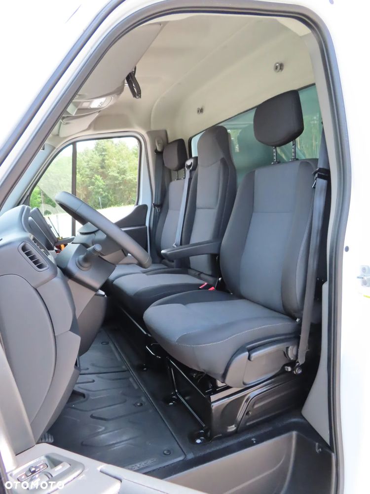 Renault Master 2.3 dCi 163 Km WZMACNIANY Plandeka 10 Euro Palet, Skrzynia 4870 mm Długa, 2550 Wysokość, MOŻLIWA FIRANA Stan Jak NOWY Gotowy Dostępny POLECAM - 35
