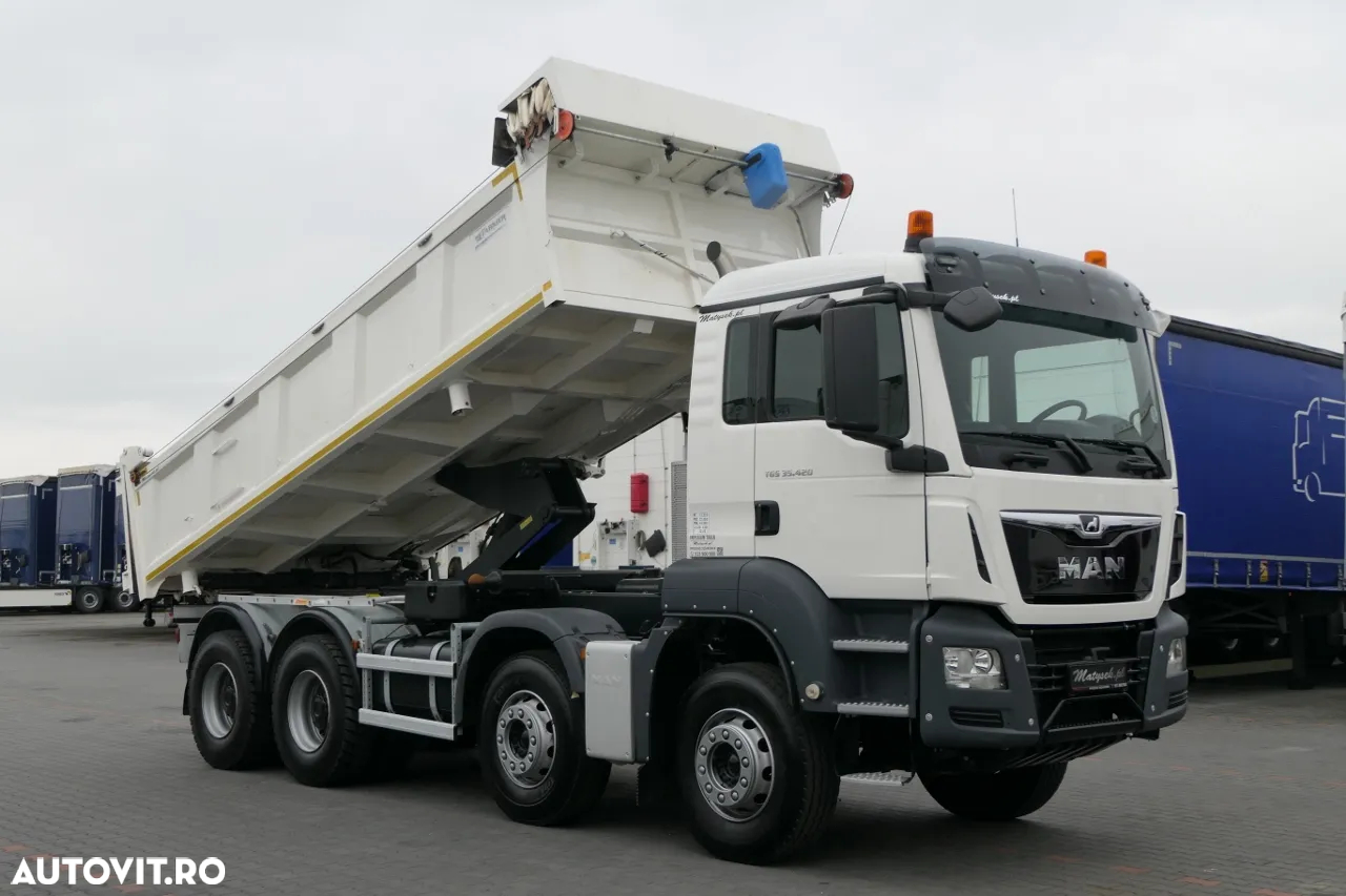 MAN TGS 35.420 / 8x4 / BASCULANTE / HYDROBOARD / EURO 6 / 2018 - 6