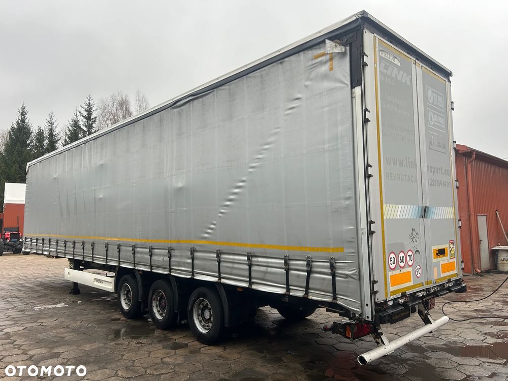 Wielton FIRANKA MEGA / BDE SYSTEM POSZERZANYCH SŁUPKÓW / OSIE SAF / PODNOSZONY REGULOWANY DACH / ŁADNA PLANDEKA / 2016 ROK !! - 5