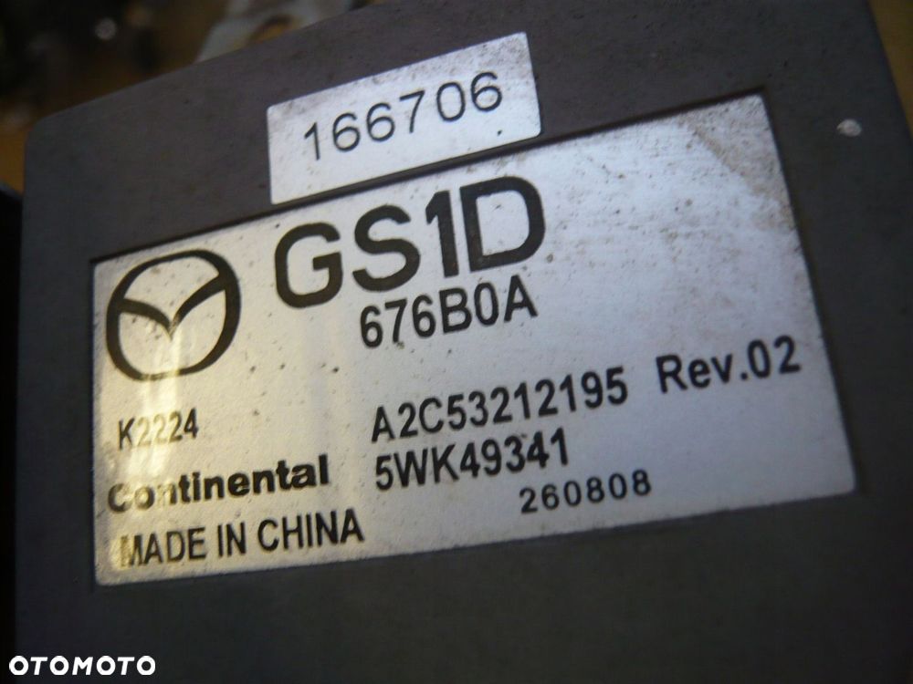 Antena wewnętrzna 5WK49341 Mazda 6 GH - 2