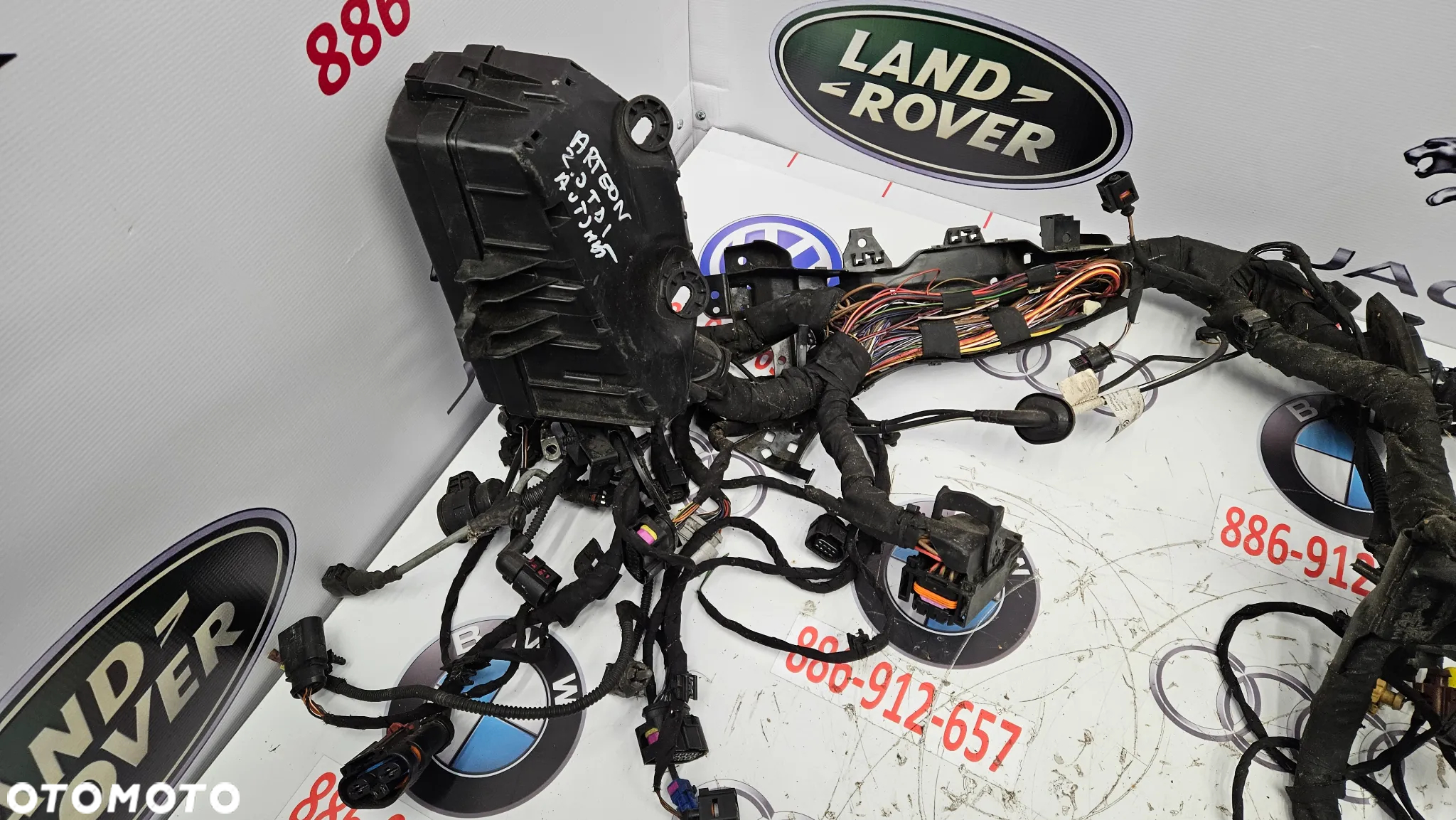 Instalacja wiązka Przewody kable Skrzynka BSI 2.0 TDI 240 KM CUA BI TURBO DSG VW Arteon 2019r - 9