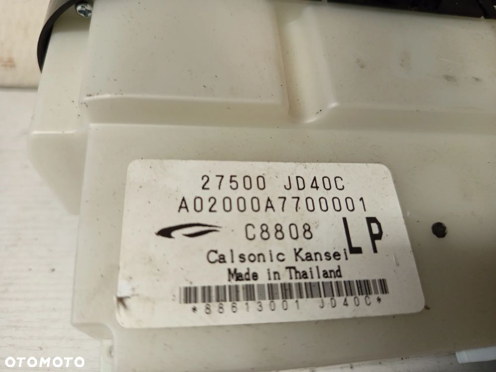 PANEL STEROWANIA NAWIEWU NISSAN QASHQAI J10 27500JD40C 07-14 - 4