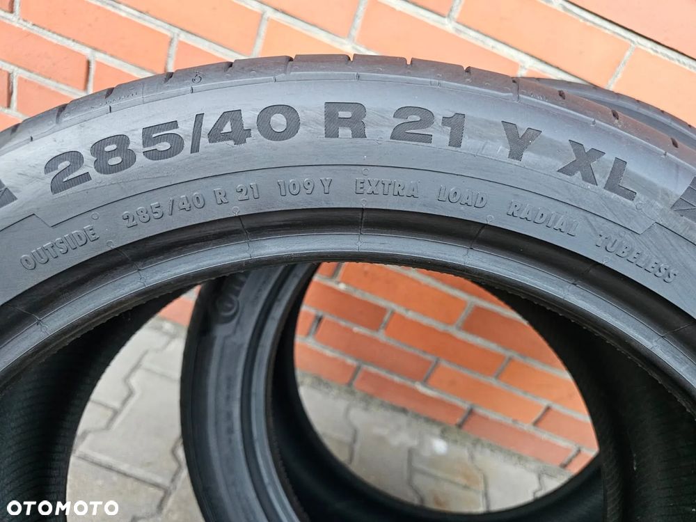 (O160) 285/40R21 109Y 4,8-5mm XL AO 16r / Continental ContiSportContact 5 - 7