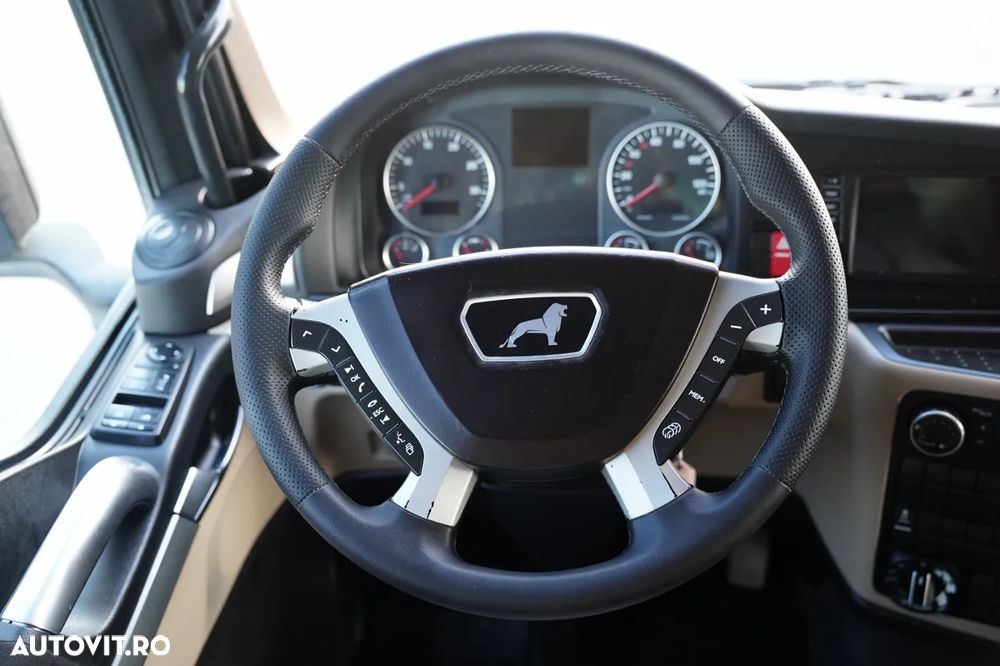 MAN TGX 18.500 / 4x4 / HIDRAULICĂ / HIDROPILARE / CABINĂ JOSĂ / EURO 6 / NAVIGAȚIE / - 29